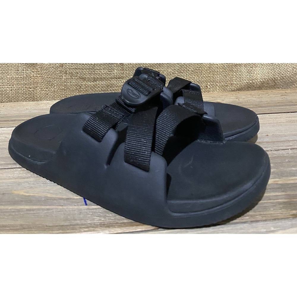 Chaco‎ Unisex-Child Chillos Black Big Kids Slides Sandals Black - Size 3